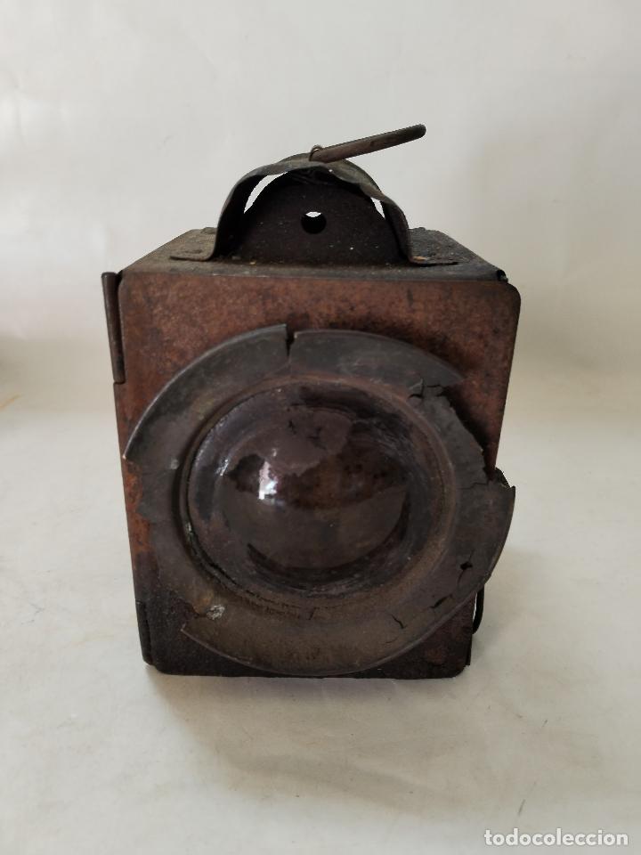Antig&uuml;edades: antiguo farol ferroviario - Foto 1