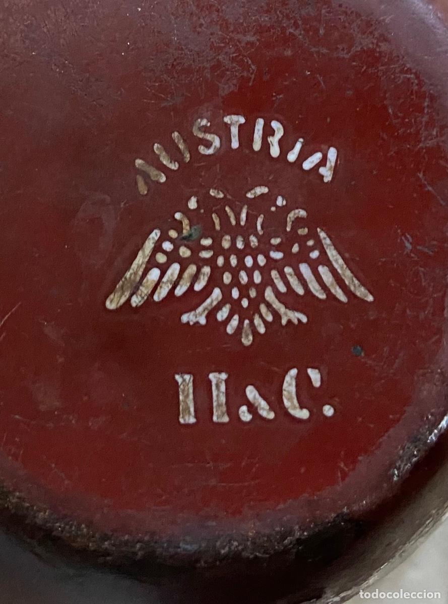 Antig&uuml;edades: 167- Cafetera esmaltada. Austria Imperio. Sellada S XIX. - Foto 5