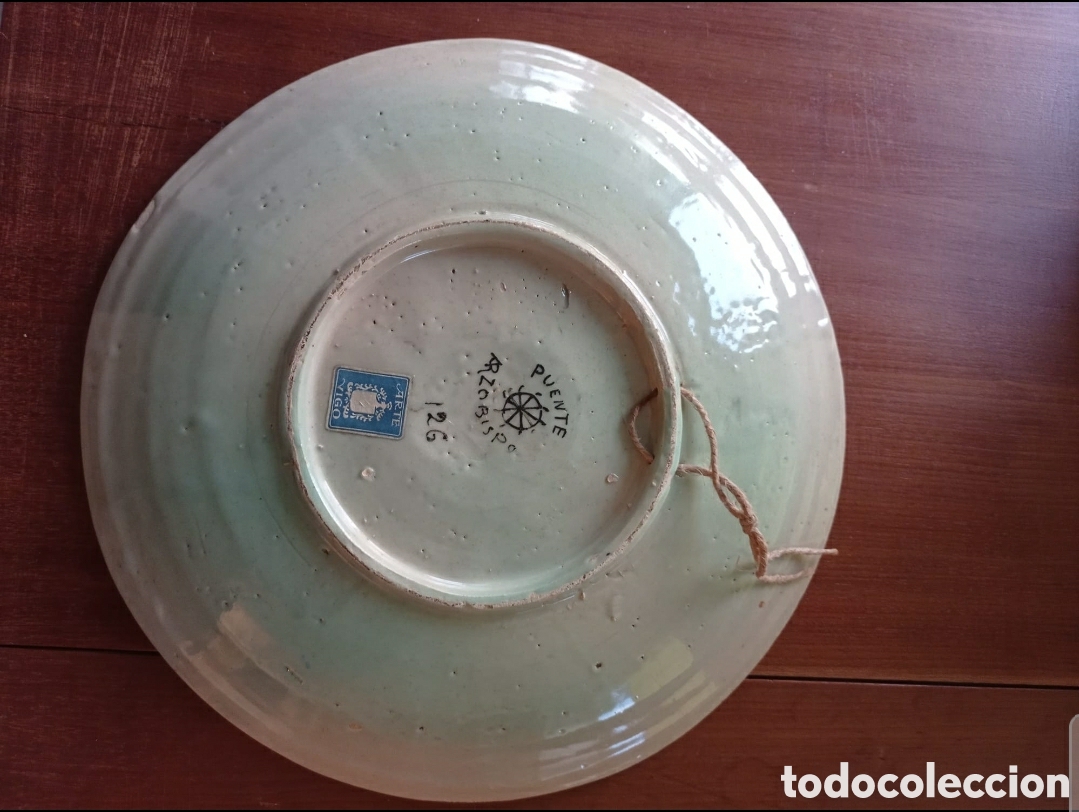 Antig&uuml;edades: PLATO PUENTE DEL ARZOBISPO - Foto 2