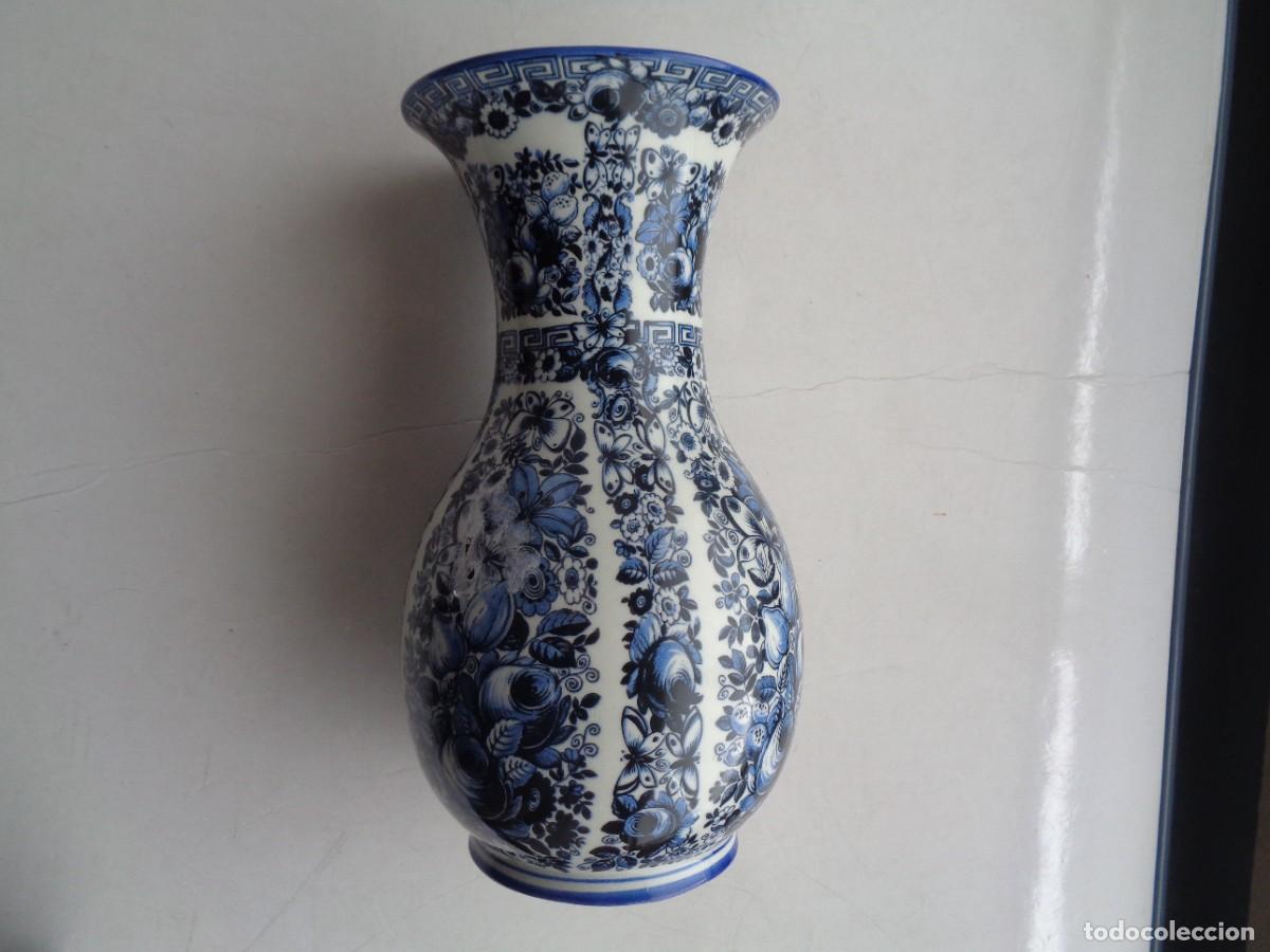 Antig&uuml;edades: JARRON DE PORCELANA DE DELFT - Foto 3