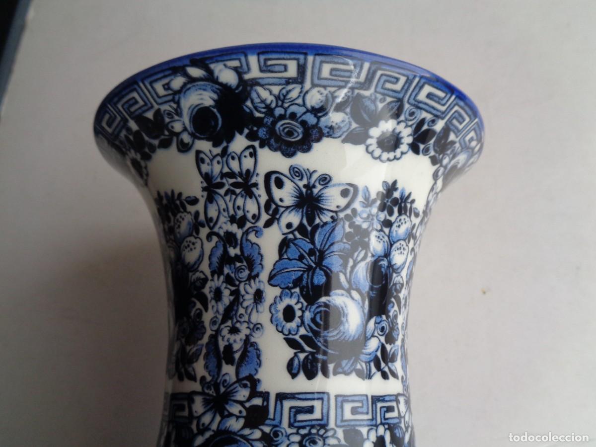 Antig&uuml;edades: JARRON DE PORCELANA DE DELFT - Foto 4