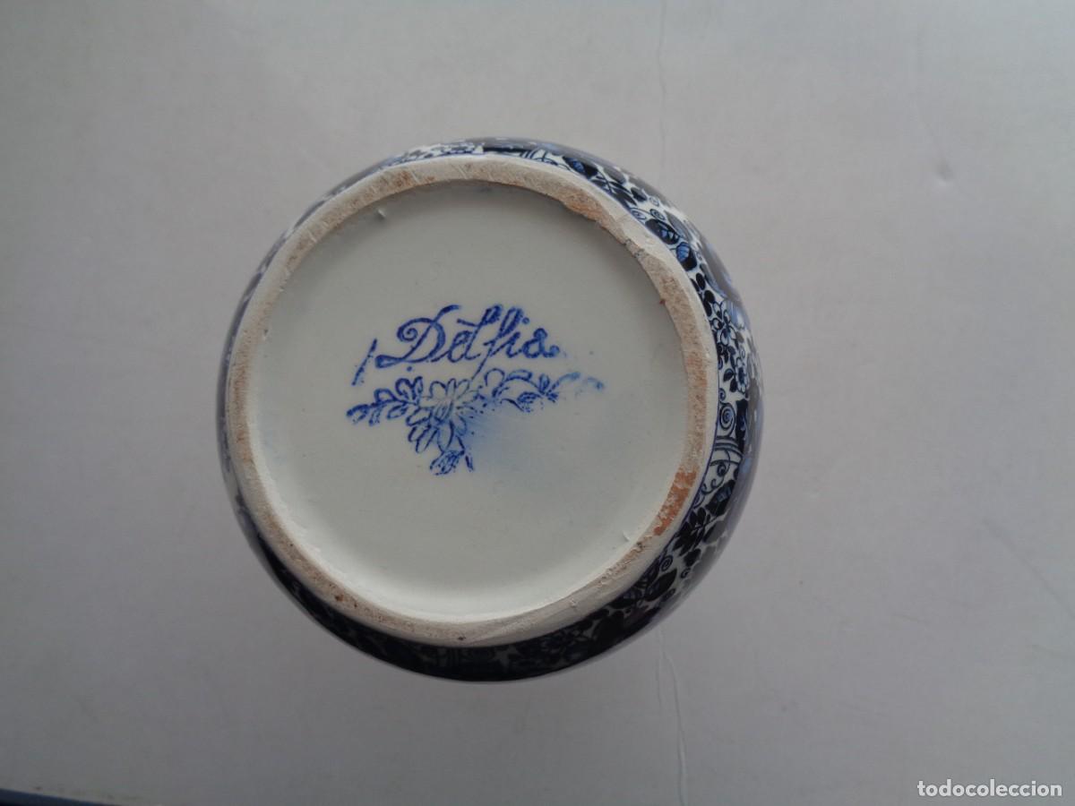 Antig&uuml;edades: JARRON DE PORCELANA DE DELFT - Foto 6