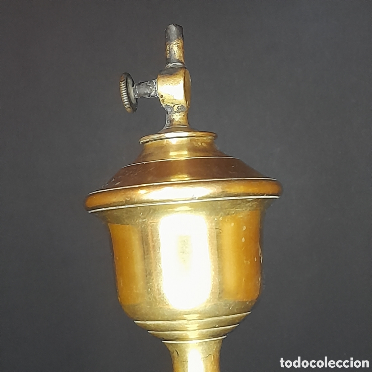 Antig&uuml;edades: Antiguo candil de gasolina. - Foto 5