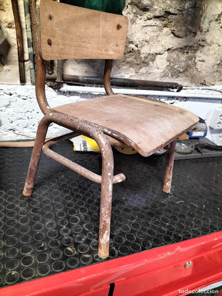 Antig&uuml;edades: silla peque&ntilde;a sin restaurar - Foto 5