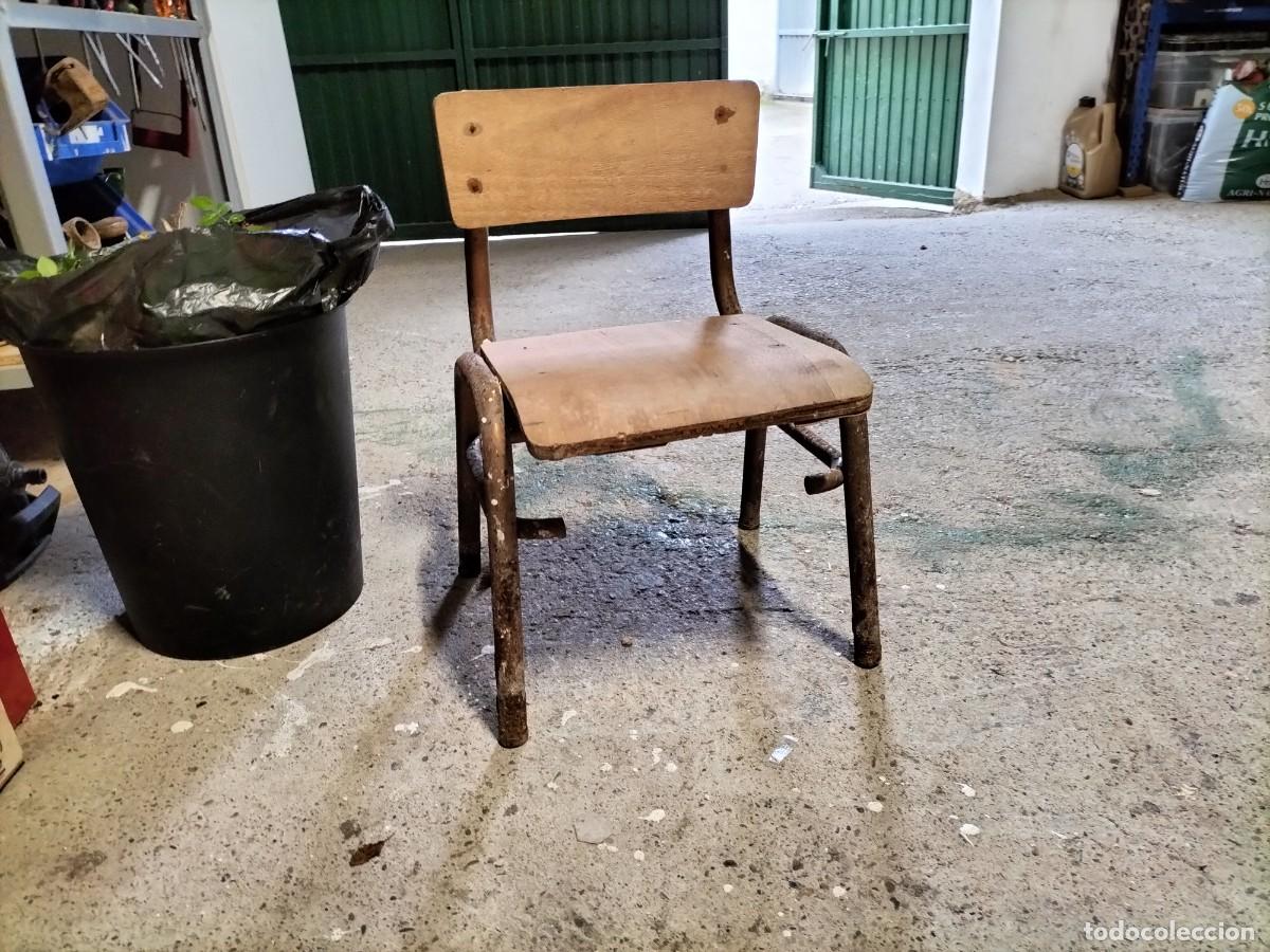 Antig&uuml;edades: silla peque&ntilde;a sin restaurar - Foto 9