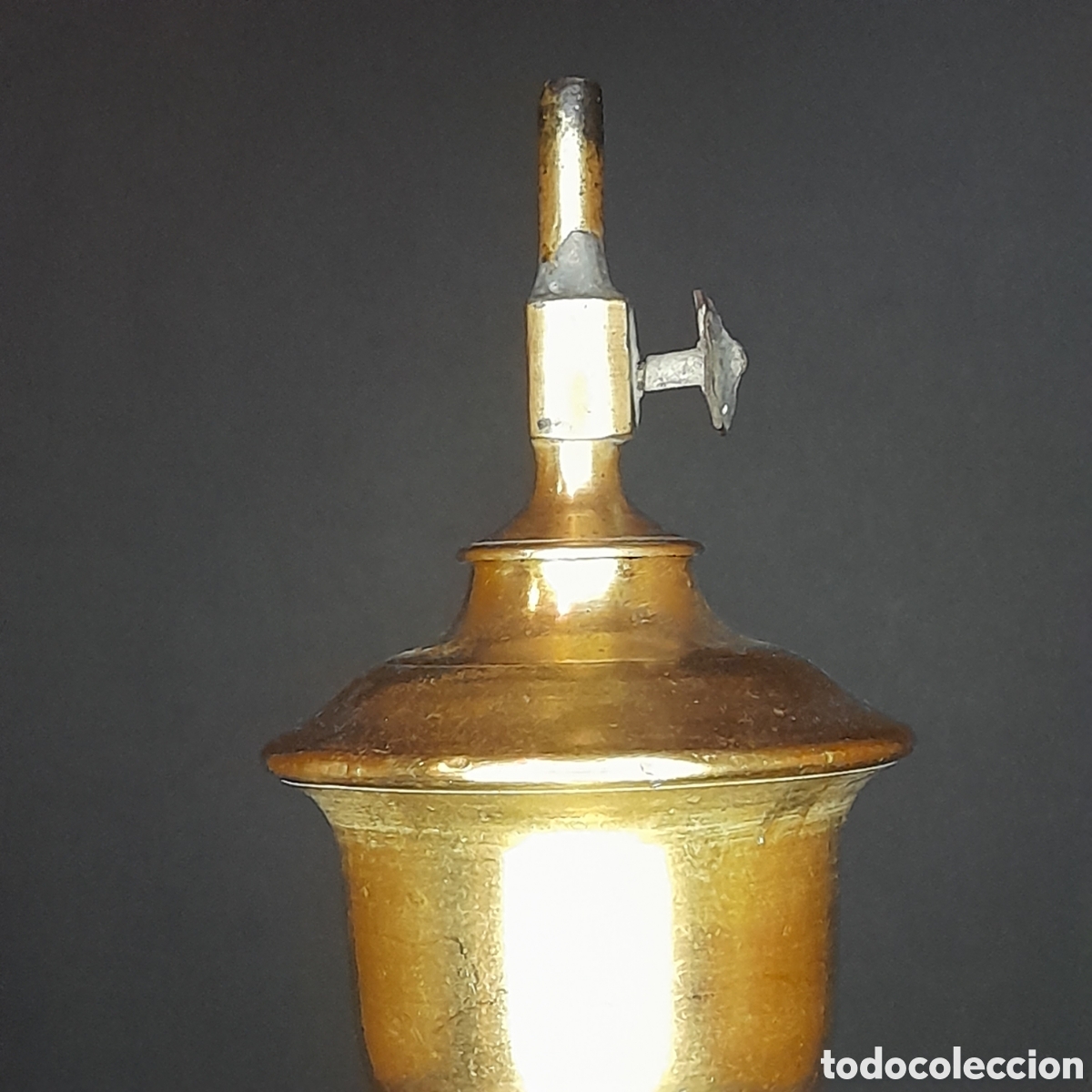 Antig&uuml;edades: Antiguo candil de gasolina. - Foto 5