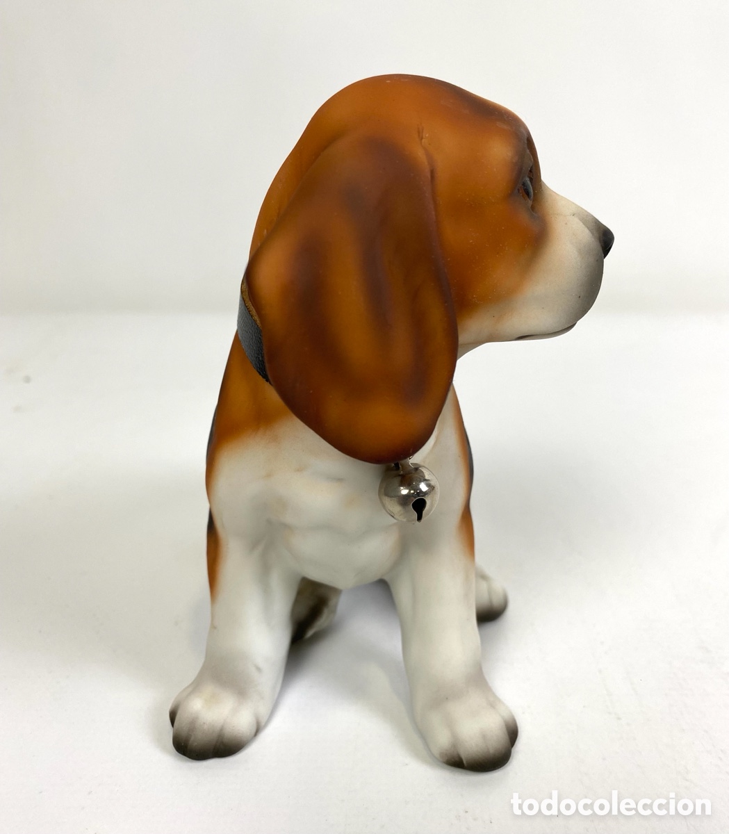 Antig&uuml;edades: BONITO PERRO BEAGLE EN PORCELANA - Foto 2