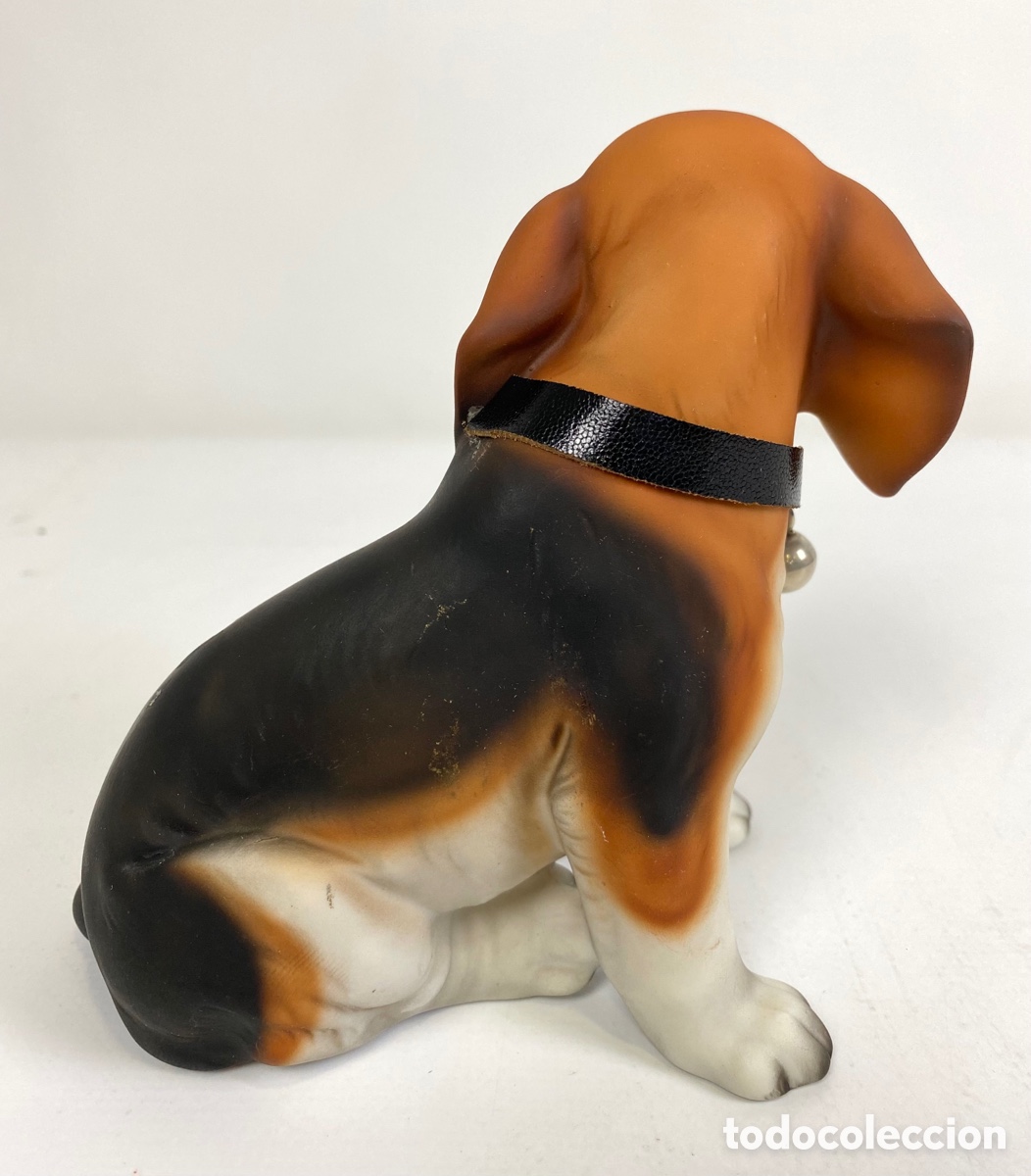 Antig&uuml;edades: BONITO PERRO BEAGLE EN PORCELANA - Foto 3