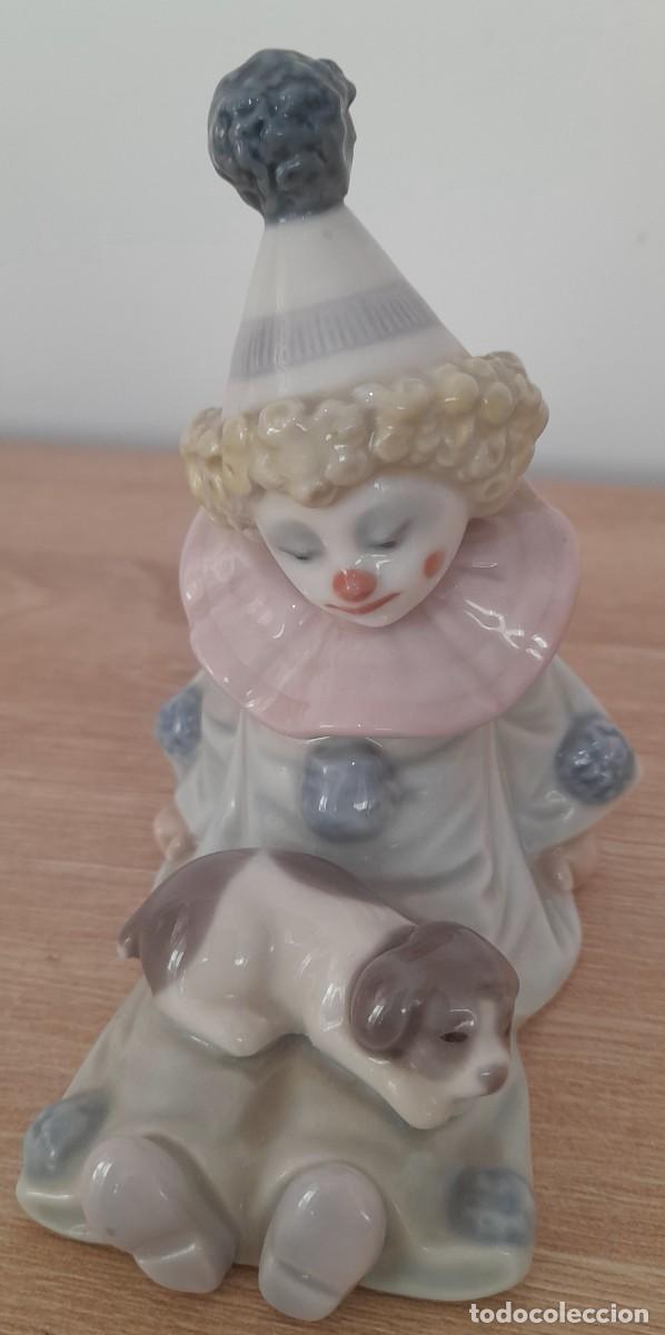 Antig&uuml;edades: FIGURA DE PAYASO CON PERRITO LLADR&Oacute; - Foto 2
