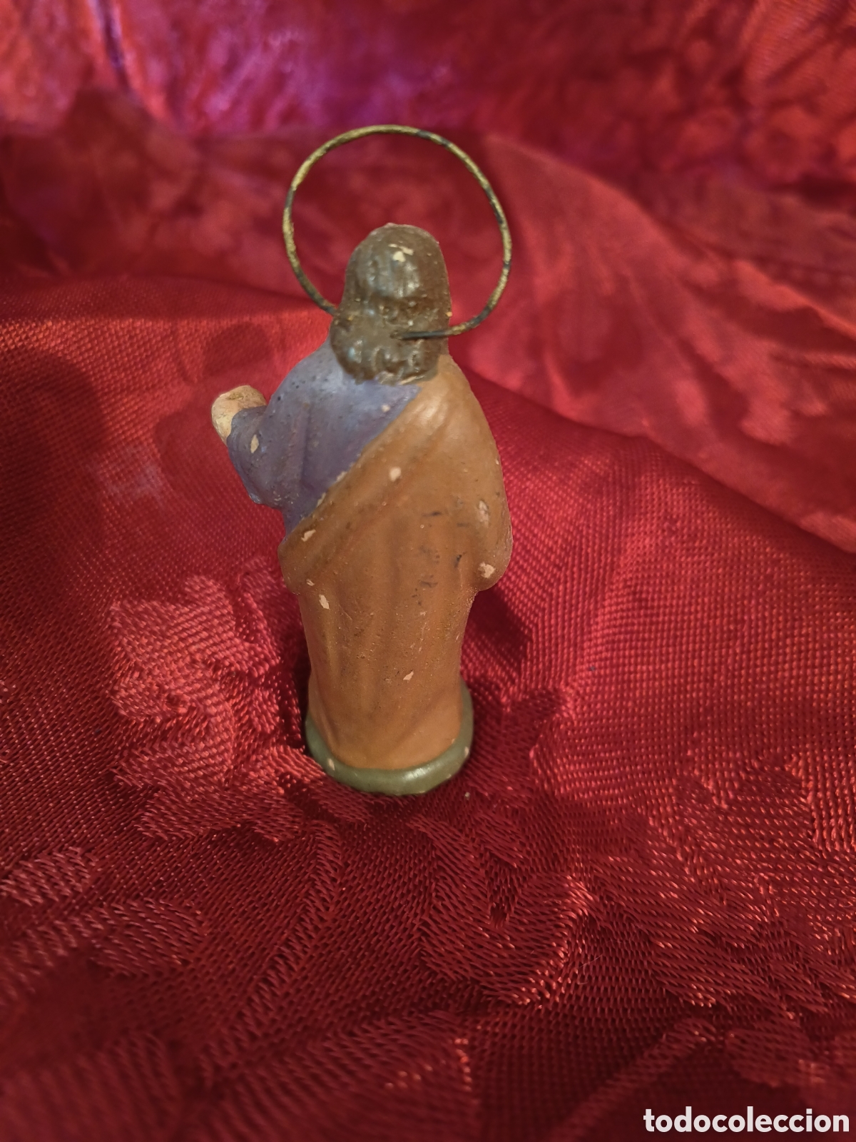 Antig&uuml;edades: Figura pesebre barro - Foto 3