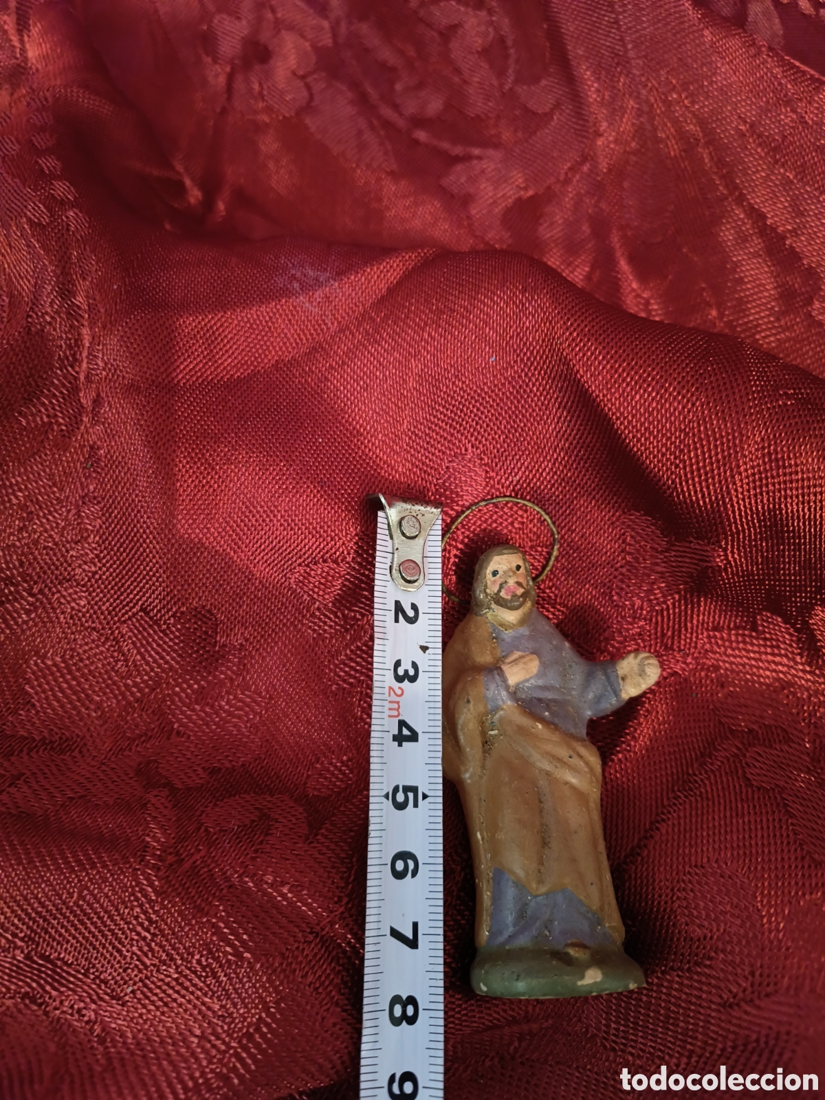 Antig&uuml;edades: Figura pesebre barro - Foto 7