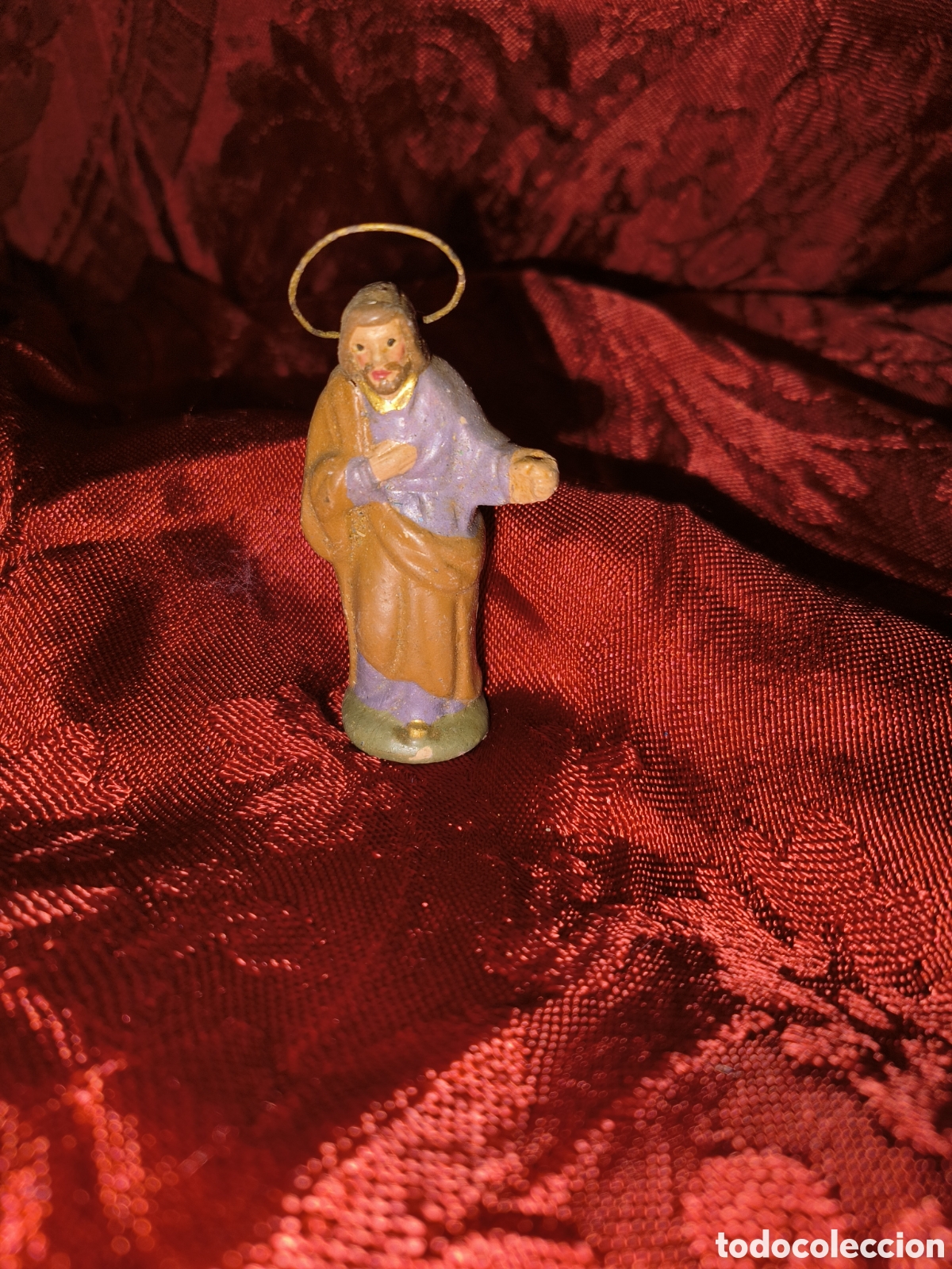Antig&uuml;edades: Figura pesebre barro - Foto 1