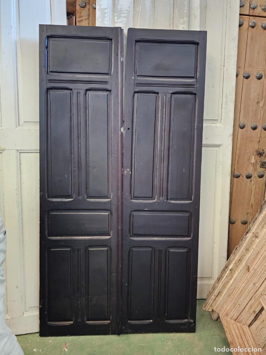 Antig&uuml;edades: Puerta antigua de interior de doble hoja