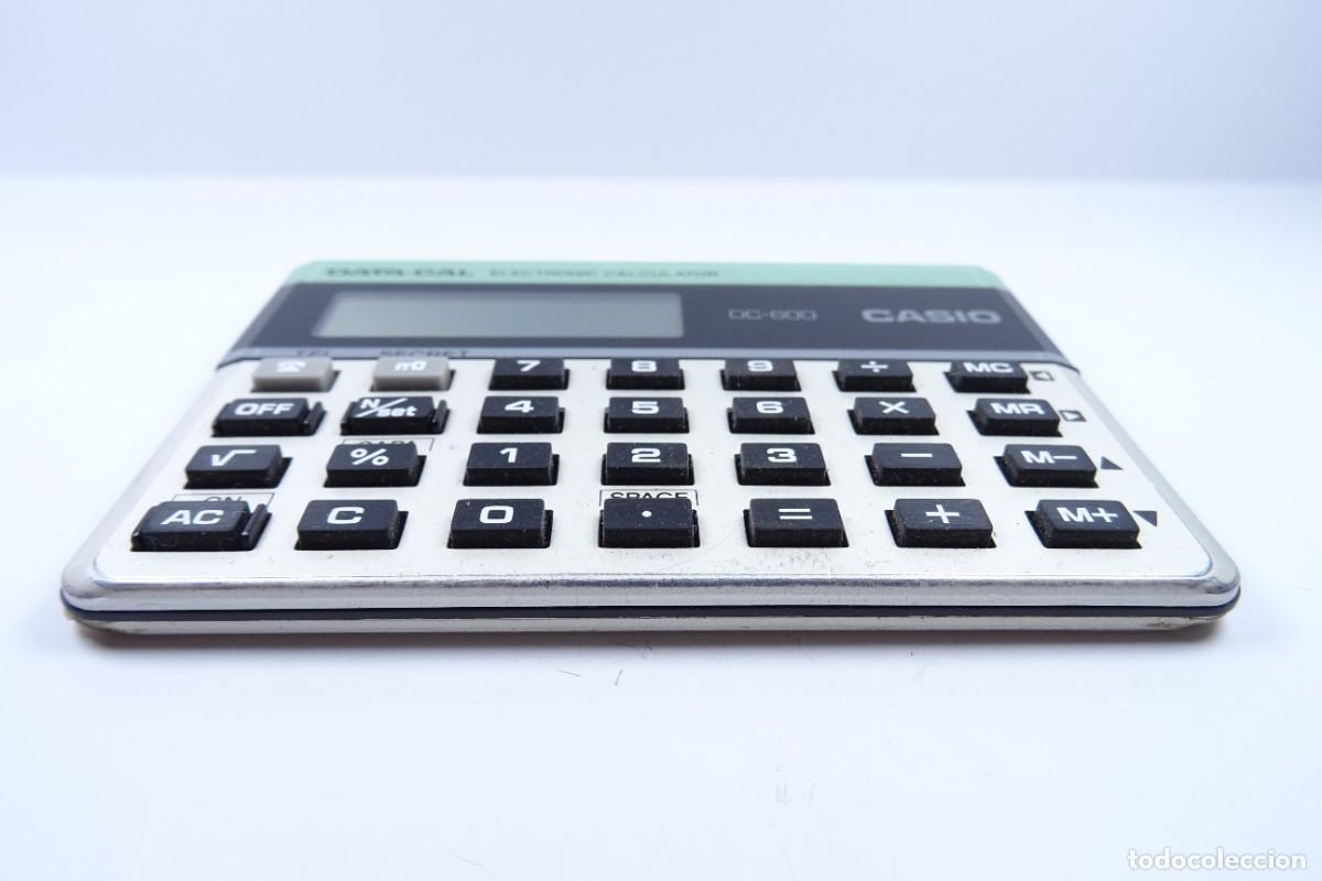 Antig&uuml;edades: Calculadora Casio Data-Cal electronic DC-600 - Foto 3