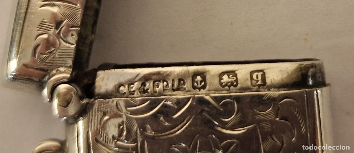 Antig&uuml;edades: Cerillero de plata inglesa - Foto 4