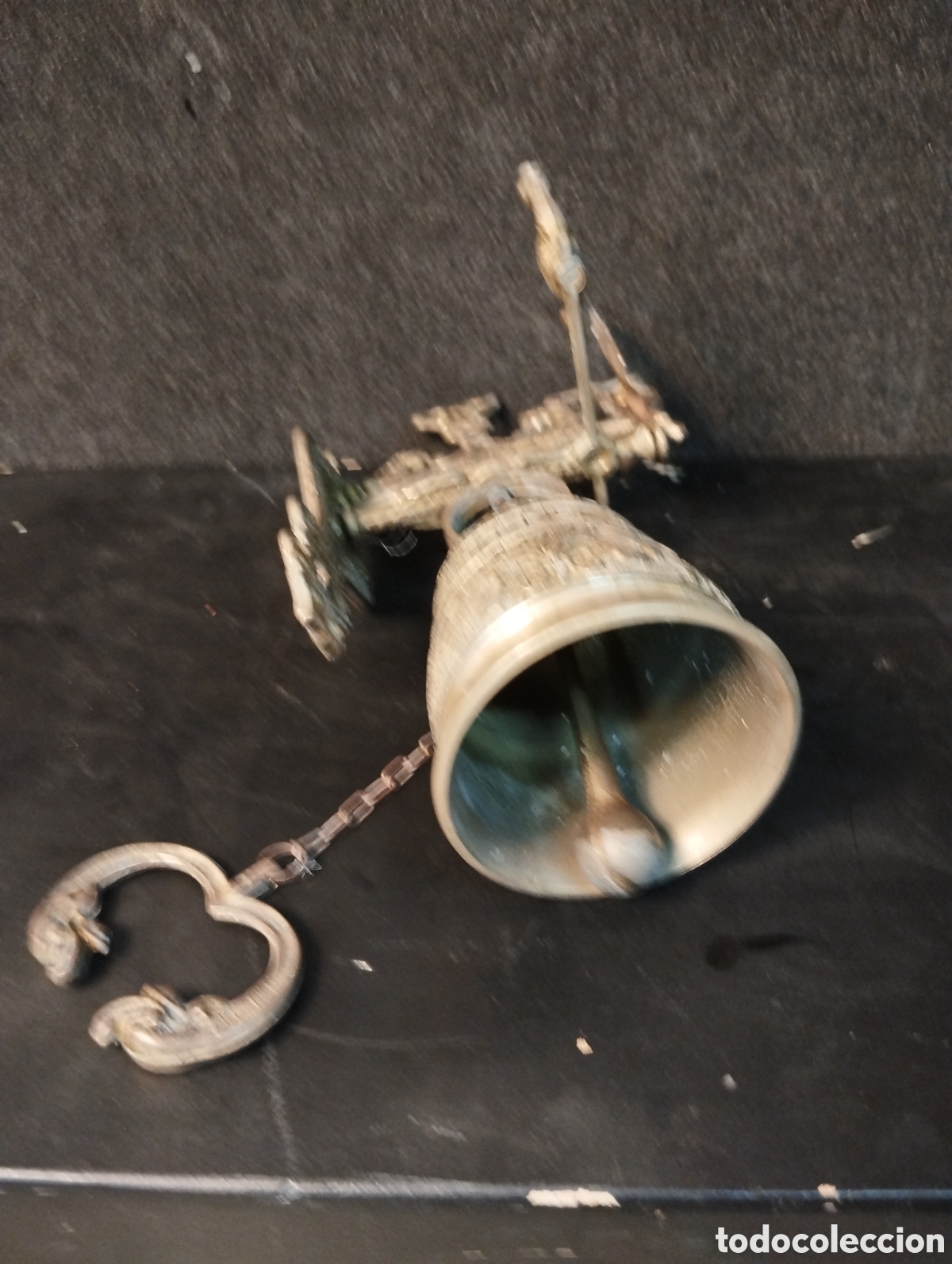 Antig&uuml;edades: Antigua campana de convento - Foto 3