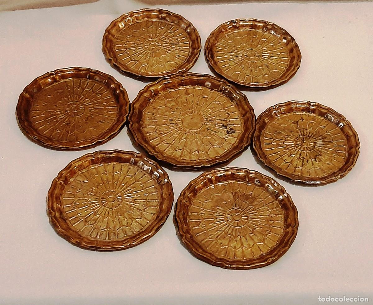 Antig&uuml;edades: Juego de platos en bronce - Foto 1