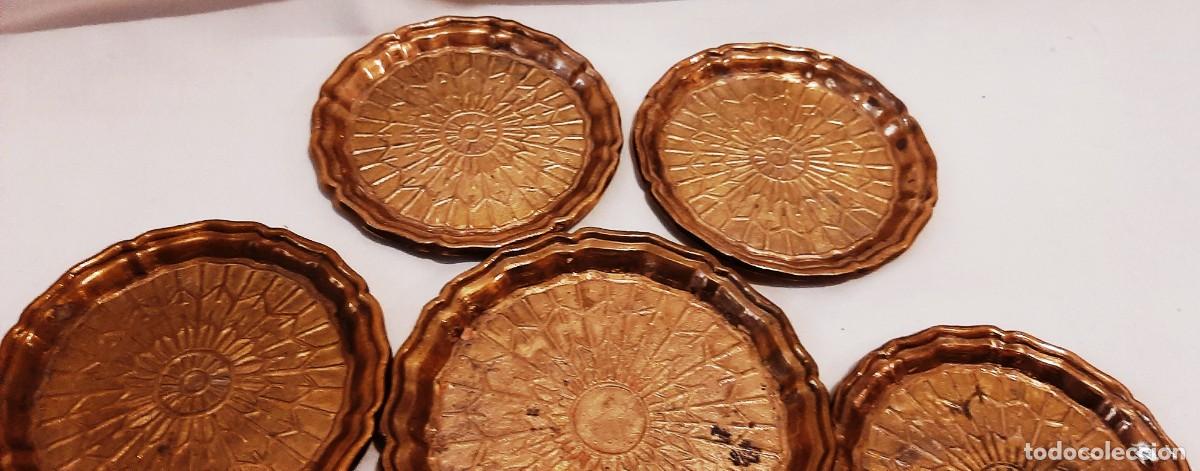 Antig&uuml;edades: Juego de platos en bronce - Foto 5