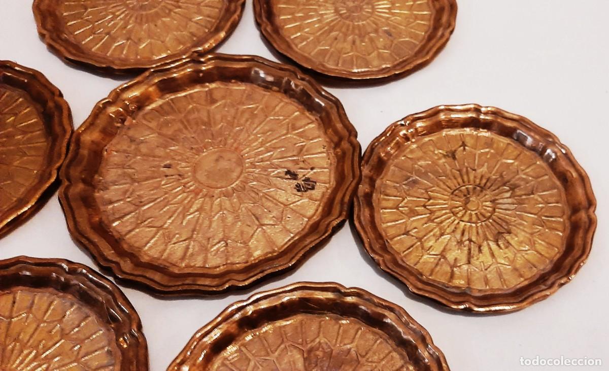 Antig&uuml;edades: Juego de platos en bronce - Foto 6