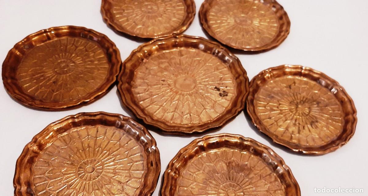 Antig&uuml;edades: Juego de platos en bronce - Foto 8