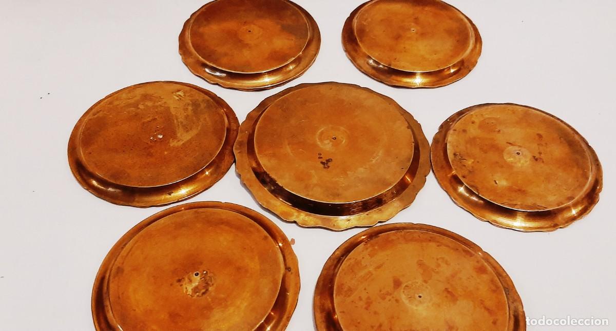 Antig&uuml;edades: Juego de platos en bronce - Foto 10