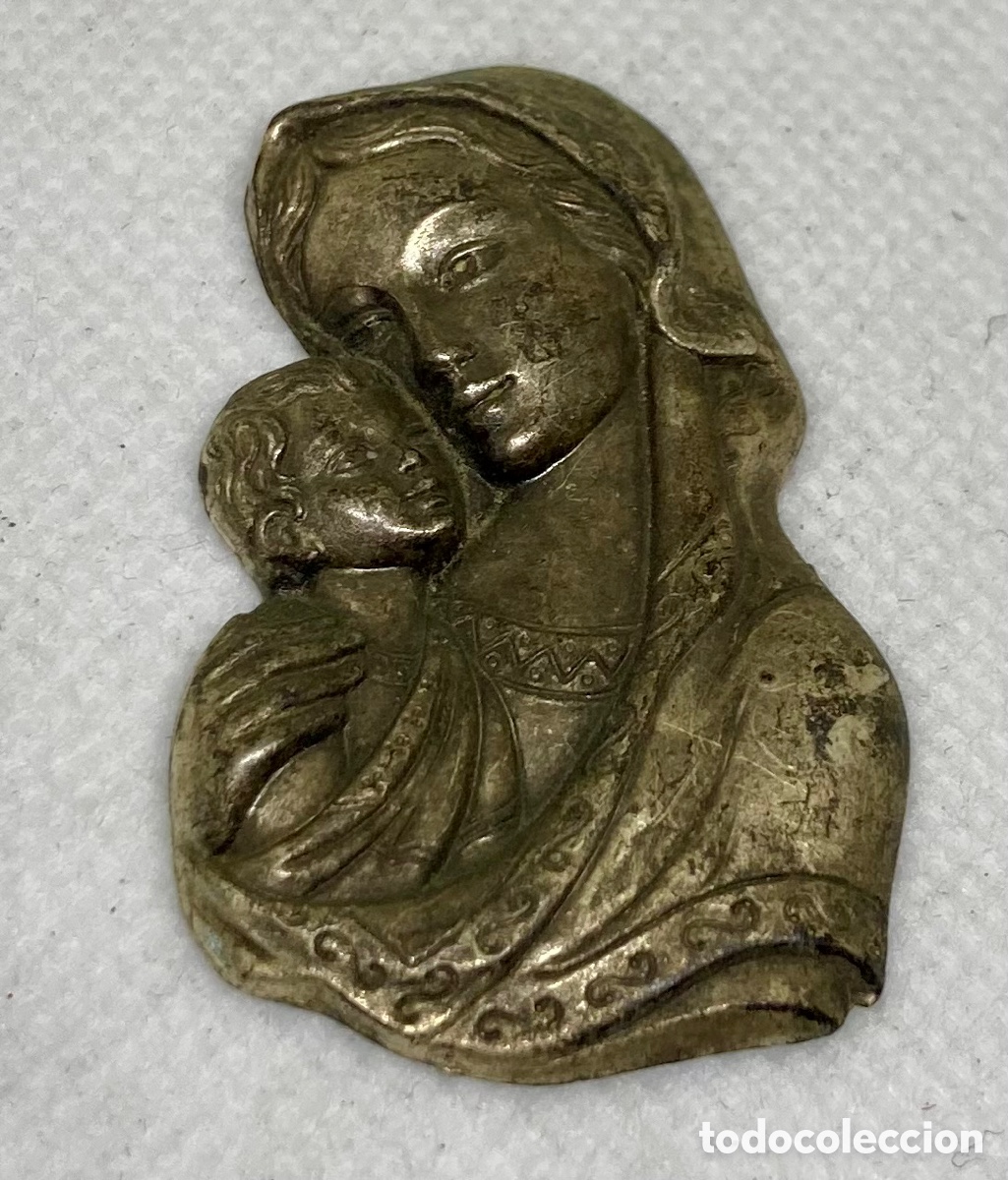 Antig&uuml;edades: ANTIGUA IMAGEN DE LA VIRGEN DE PUERTA - Foto 2