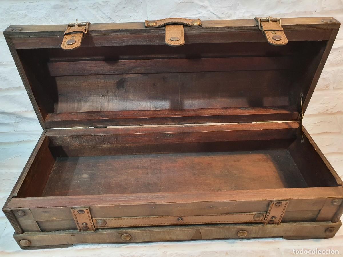 Antig&uuml;edades: COFRE ANTIGUO DE MADERA - Foto 4