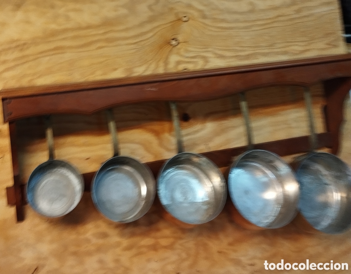 Antig&uuml;edades: Juego de cazos de cocina - Foto 13