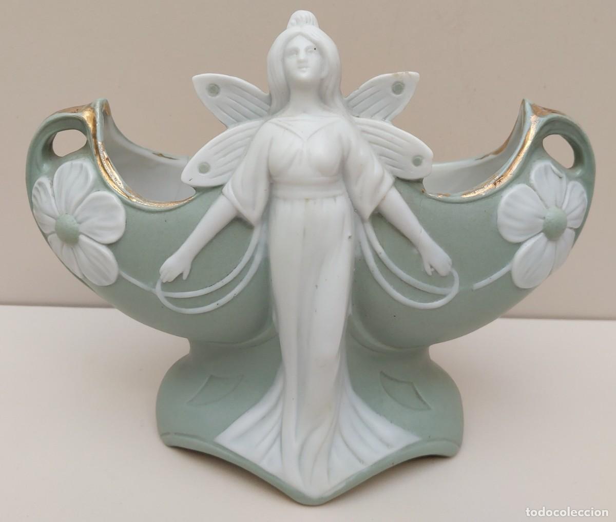 Antig&uuml;edades: PRECIOSO CENTRO DE PORCELANA BISCUIT - Foto 1