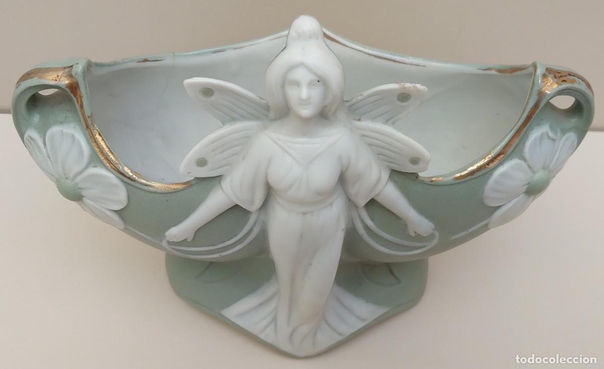 Antig&uuml;edades: PRECIOSO CENTRO DE PORCELANA BISCUIT - Foto 3