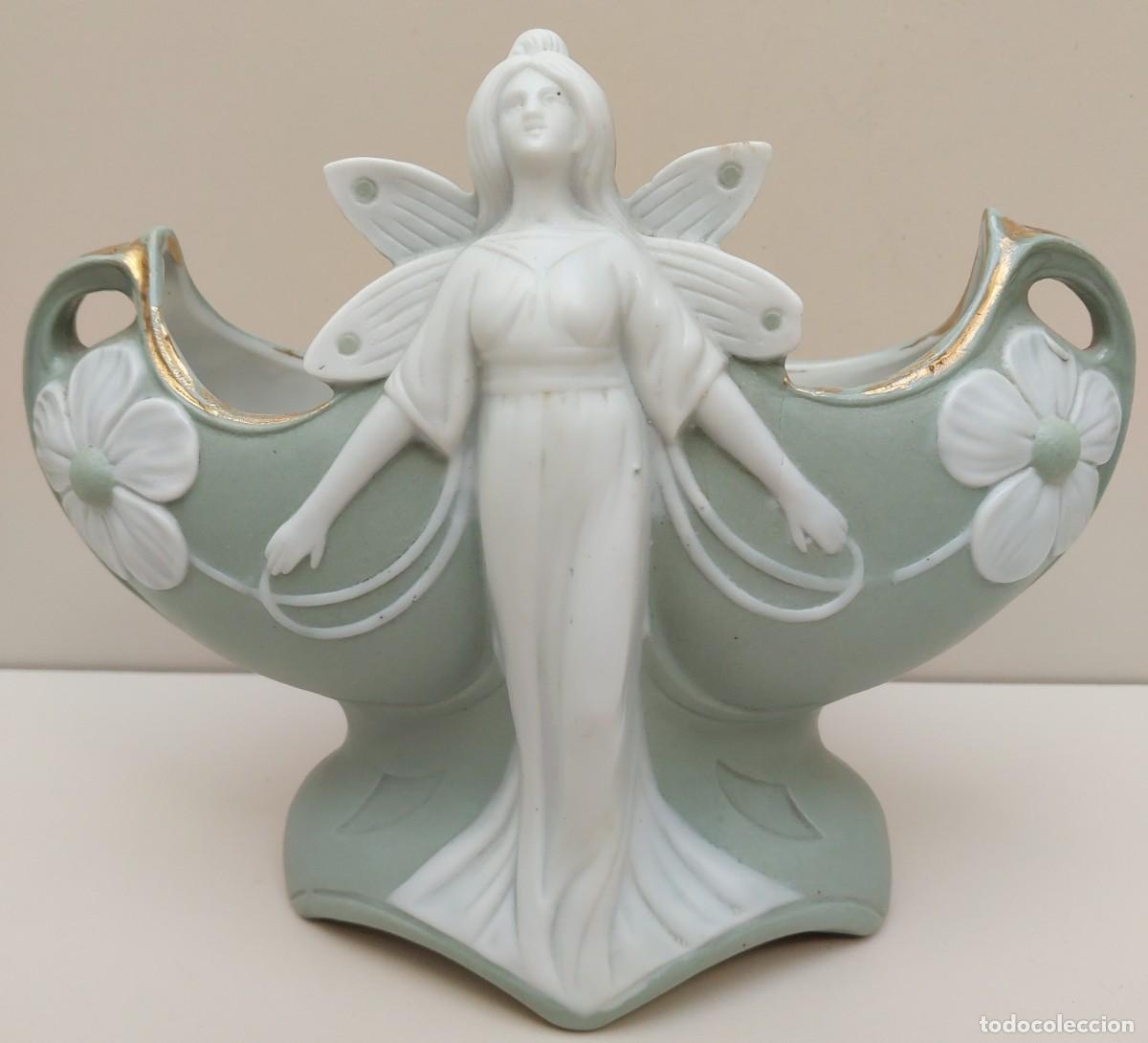 Antig&uuml;edades: PRECIOSO CENTRO DE PORCELANA BISCUIT - Foto 4