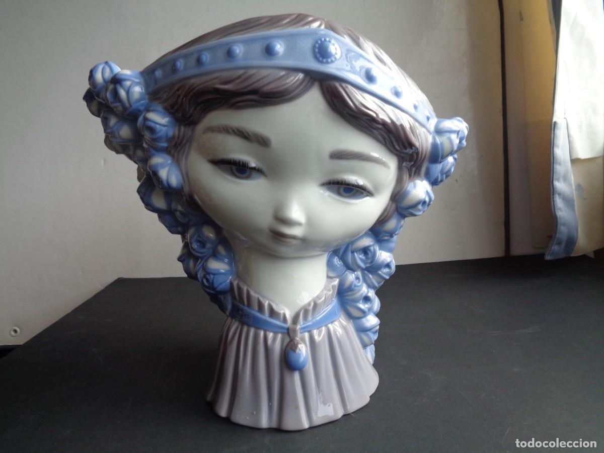 Antig&uuml;edades: FLORERO DE CERAMICA LLADRO - Foto 1