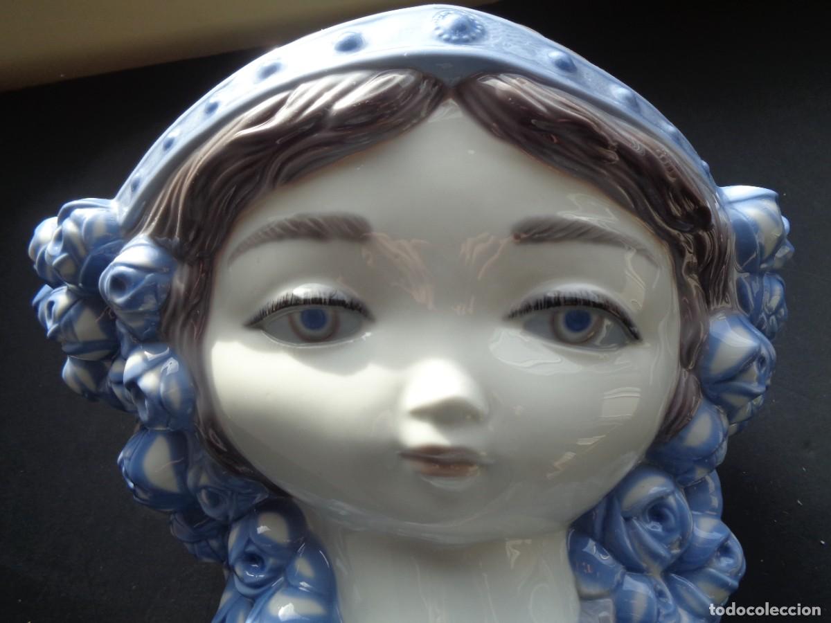 Antig&uuml;edades: FLORERO DE CERAMICA LLADRO - Foto 3