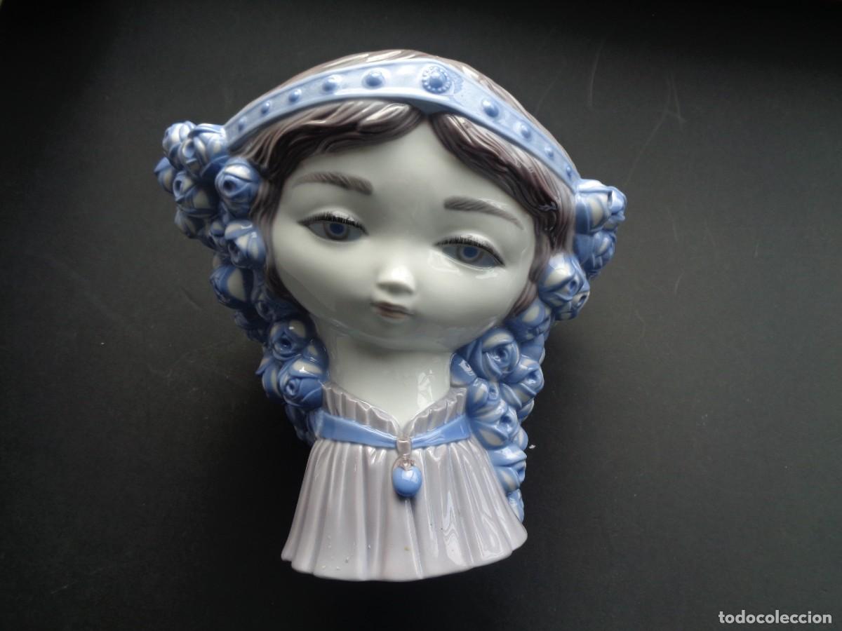 Antig&uuml;edades: FLORERO DE CERAMICA LLADRO - Foto 4