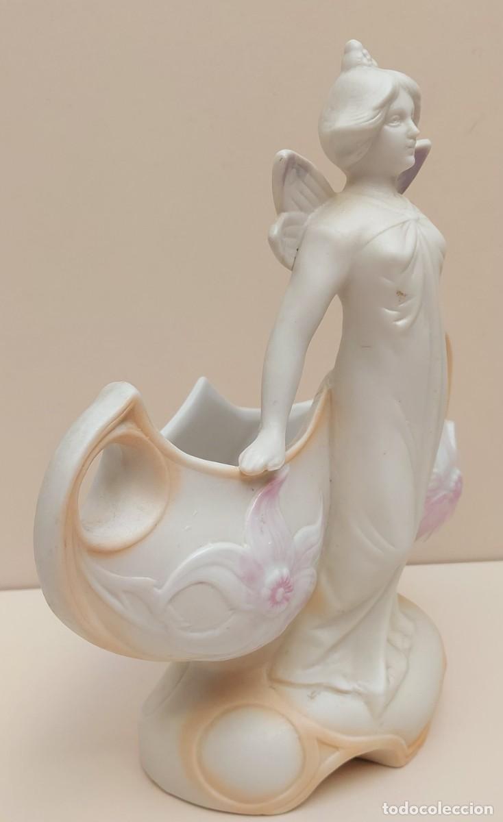 Antig&uuml;edades: PRECIOSO CENTRO DE PORCELANA BISCUIT - Foto 4