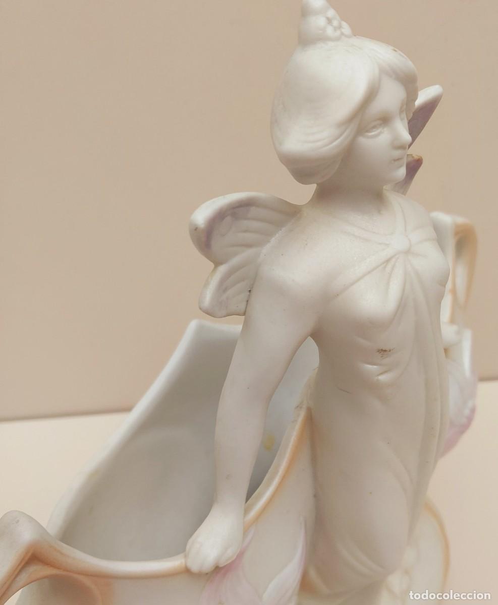 Antig&uuml;edades: PRECIOSO CENTRO DE PORCELANA BISCUIT - Foto 5