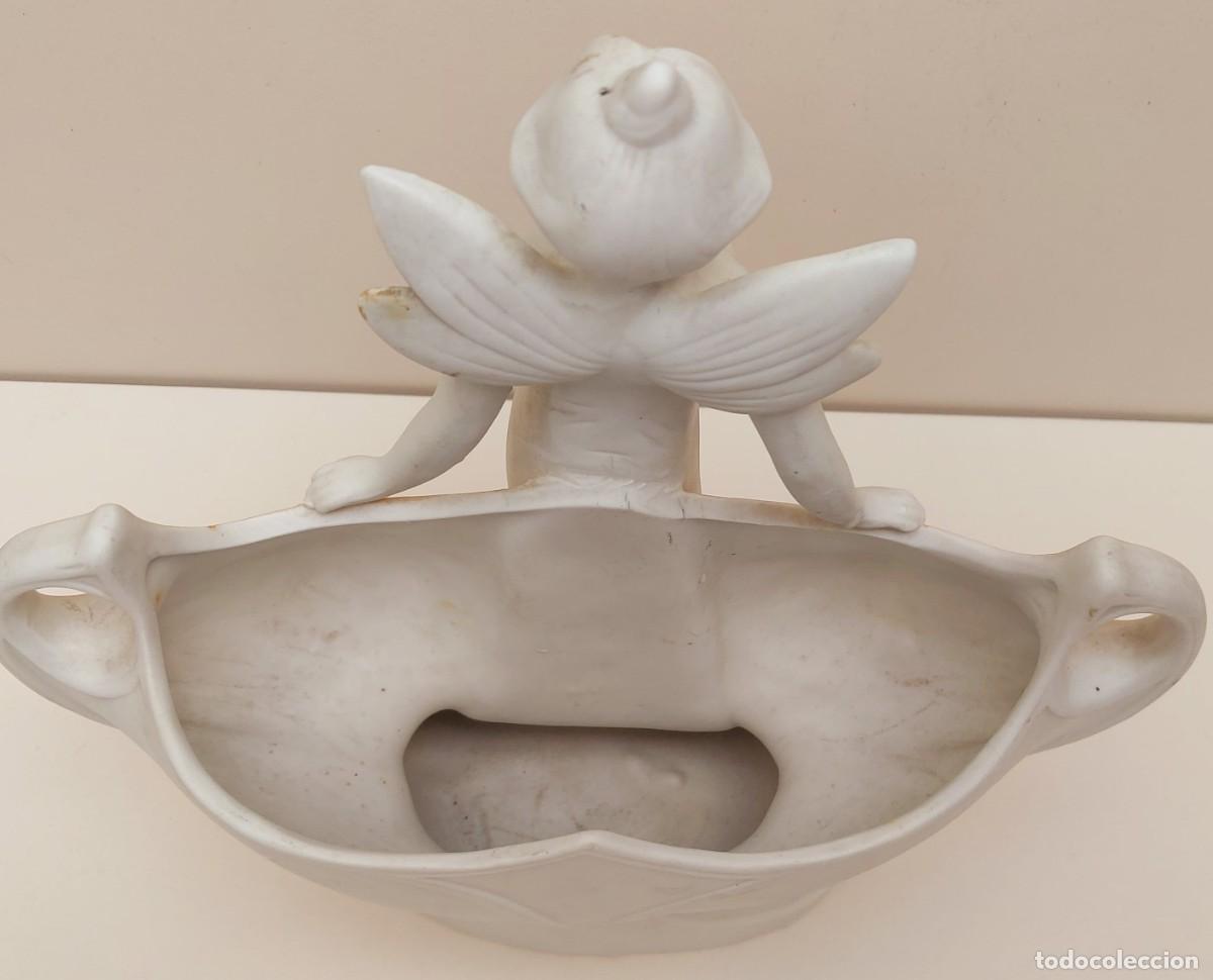 Antig&uuml;edades: PRECIOSO CENTRO DE PORCELANA BISCUIT - Foto 8
