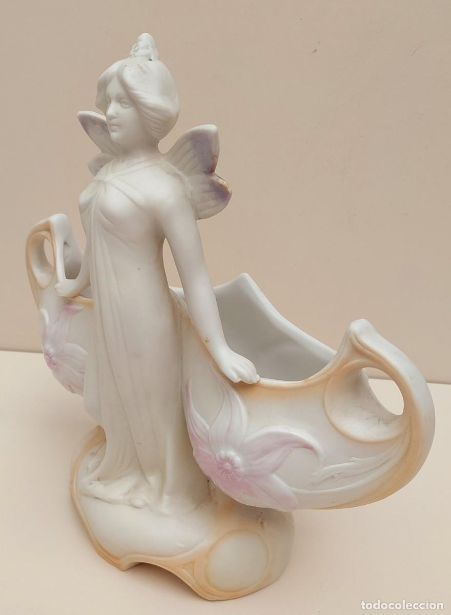 Antig&uuml;edades: PRECIOSO CENTRO DE PORCELANA BISCUIT - Foto 10