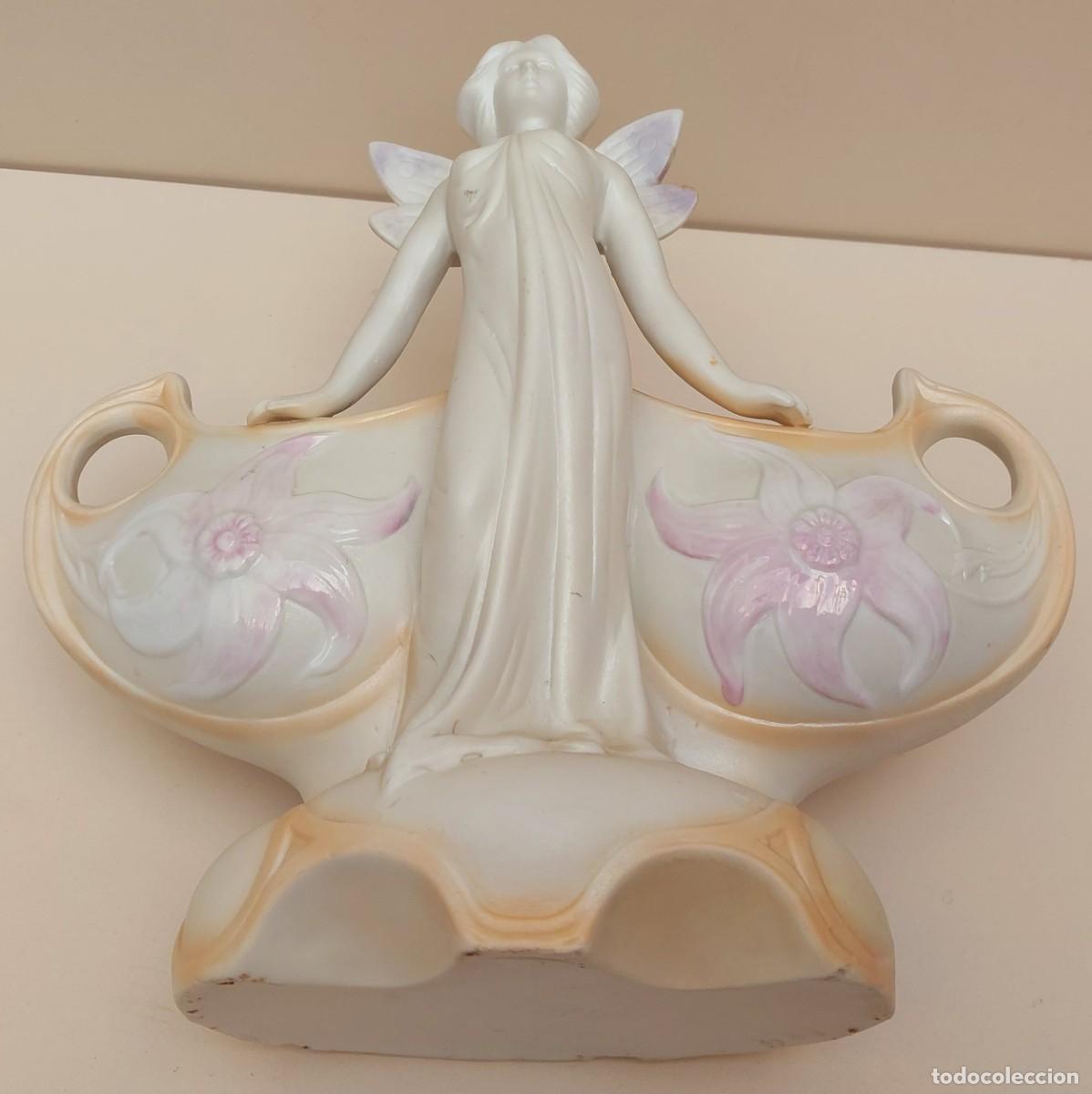 Antig&uuml;edades: PRECIOSO CENTRO DE PORCELANA BISCUIT - Foto 12