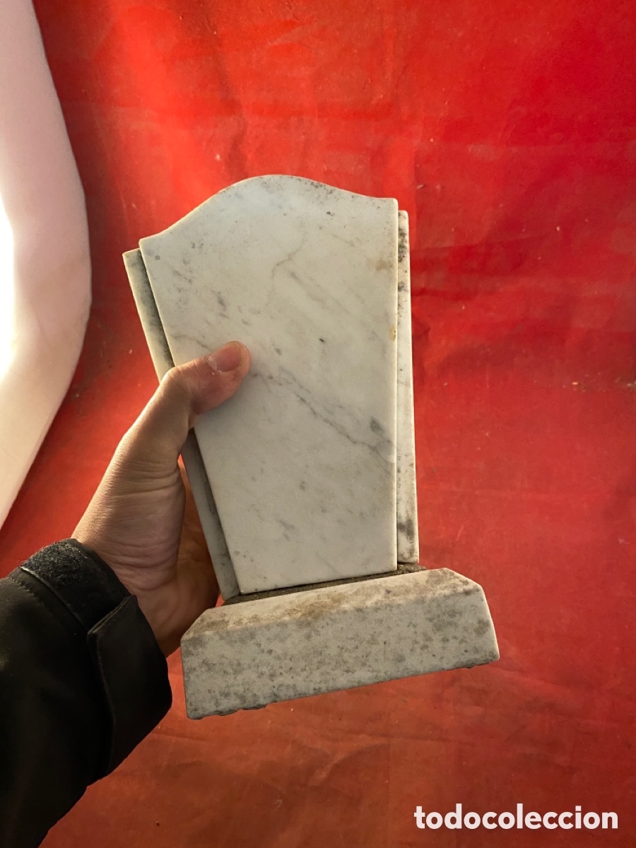 Antig&uuml;edades: Peque&ntilde;o macetero de m&aacute;rmol - Foto 6