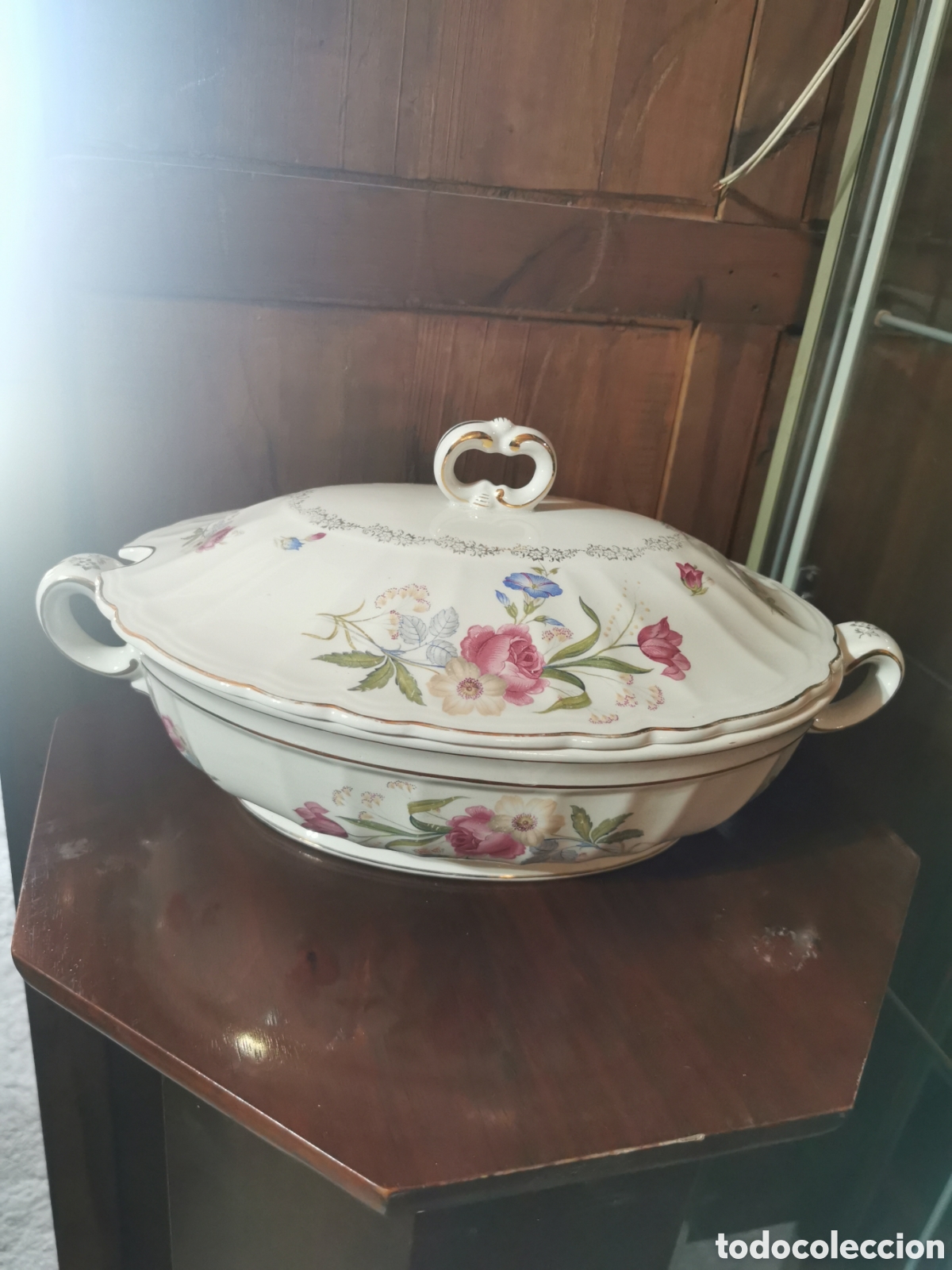 Antig&uuml;edades: Sopera 40 cm 1940 Vargas Seg&ograve;via - Foto 2