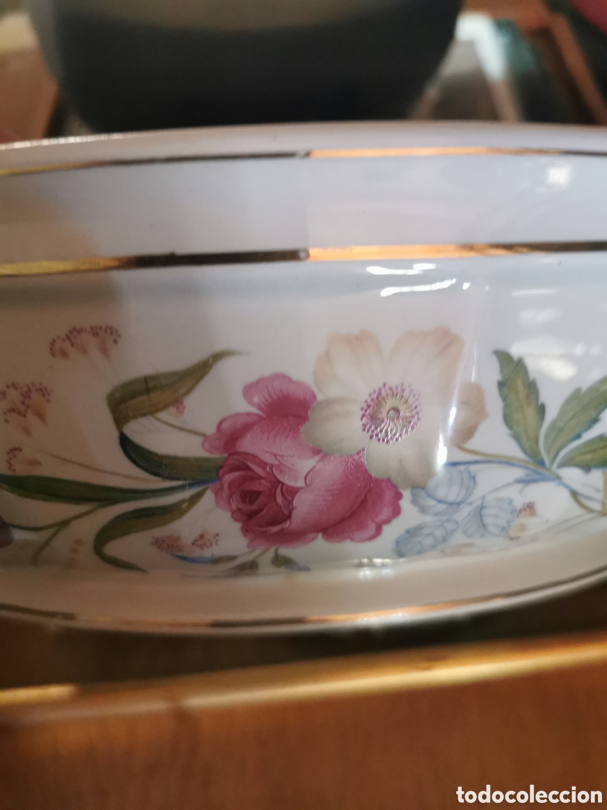 Antig&uuml;edades: Sopera 40 cm 1940 Vargas Seg&ograve;via - Foto 6