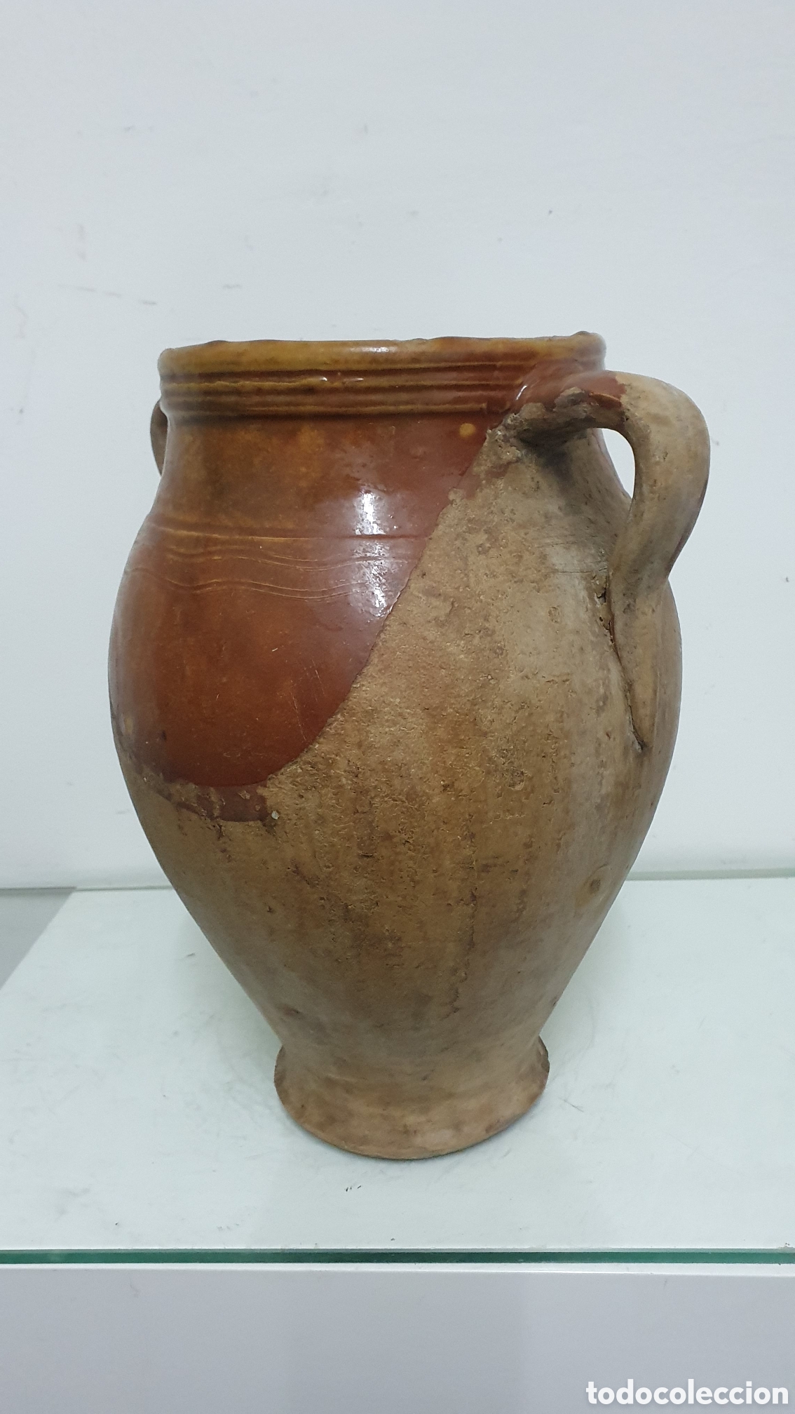 Antig&uuml;edades: Orza de Mandil de Priego. - Foto 2