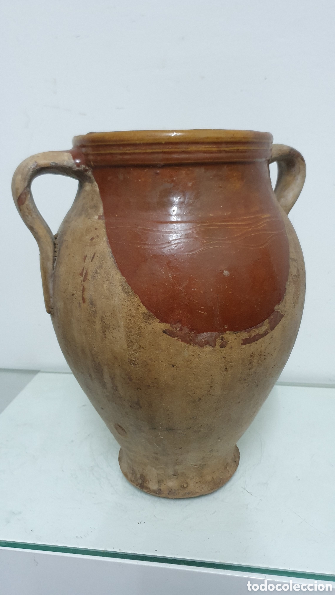 Antig&uuml;edades: Orza de Mandil de Priego. - Foto 3