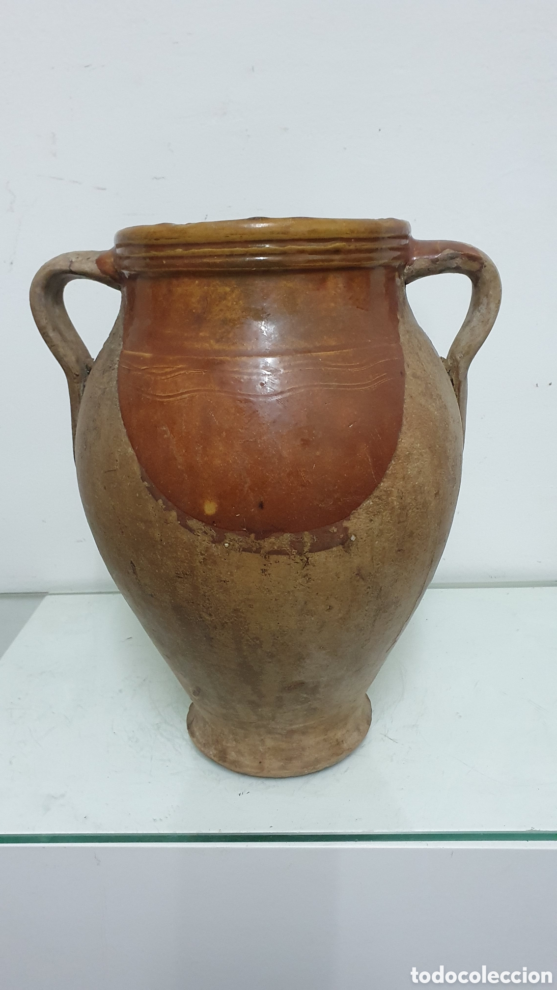 Antig&uuml;edades: Orza de Mandil de Priego. - Foto 1