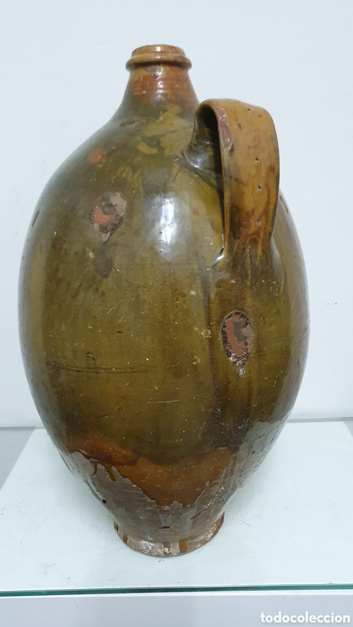 Antig&uuml;edades: Gran c&aacute;ntaro de aguardiente. - Foto 2