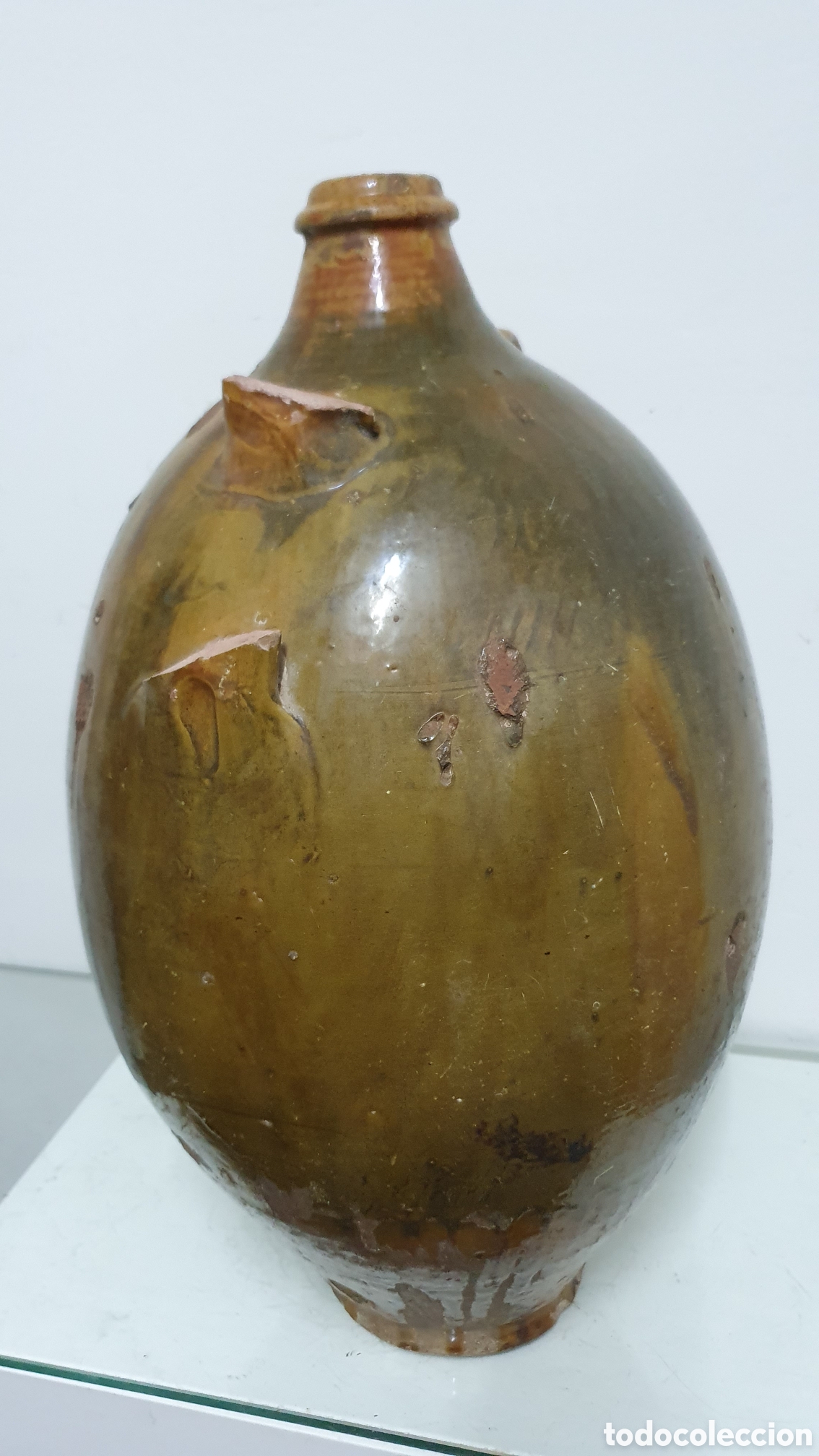 Antig&uuml;edades: Gran c&aacute;ntaro de aguardiente. - Foto 5