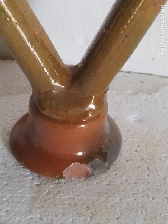 Antig&uuml;edades: Botijo triangular alfateria extinguida Madridejos (Toledo) - Foto 4