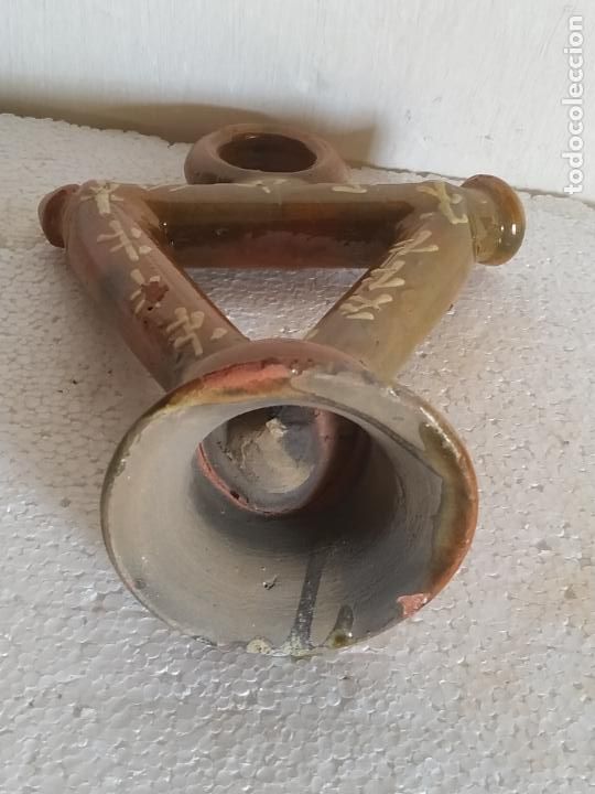 Antig&uuml;edades: Botijo triangular alfateria extinguida Madridejos (Toledo) - Foto 6