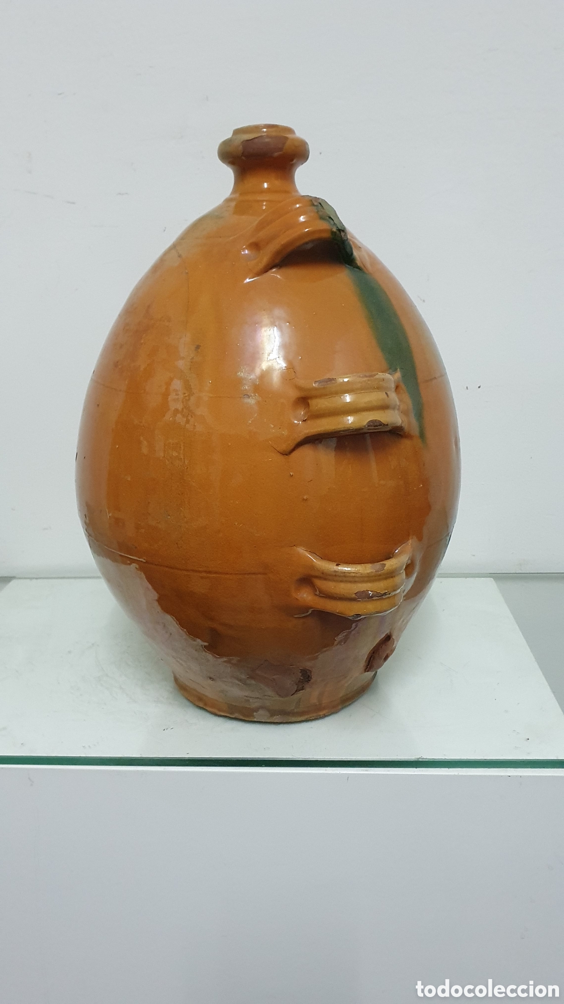 Antig&uuml;edades: Alcuza, c&aacute;ntaro de aceite franc&eacute;s. - Foto 2